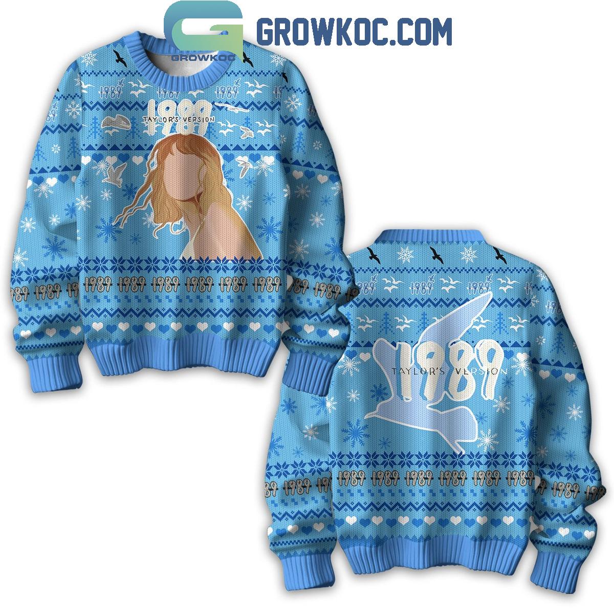 Taylor Swift 1989 Taylors Version Christmas Ugly Sweater 1 Z0lt6
