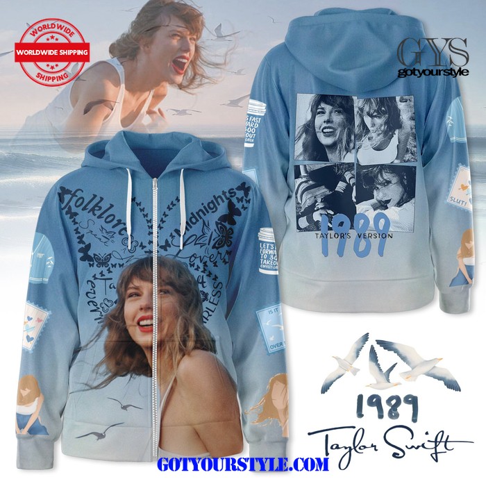 Taylor Swift 1989 Version Zipper Hoodie 1