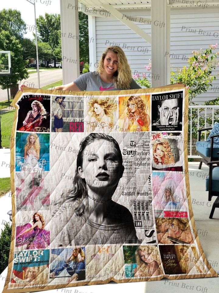 Taylor Swift Albums Cover Poster Quilt Blanket Great Customized Blanket Gifts For Birthday Christmas Thanksgiving 0