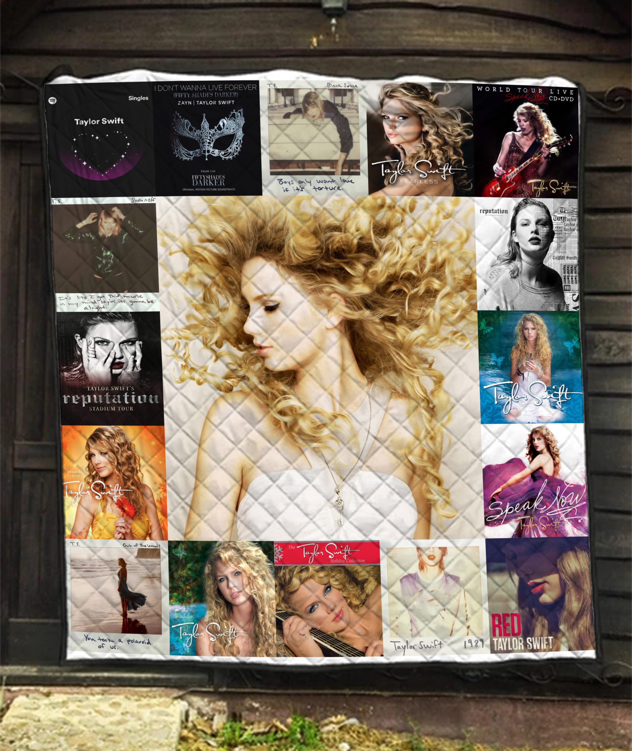 Taylor Swift All Season Quilt Blanket Super King Queen Twin Size Perfect for Home Decor and Camping 0