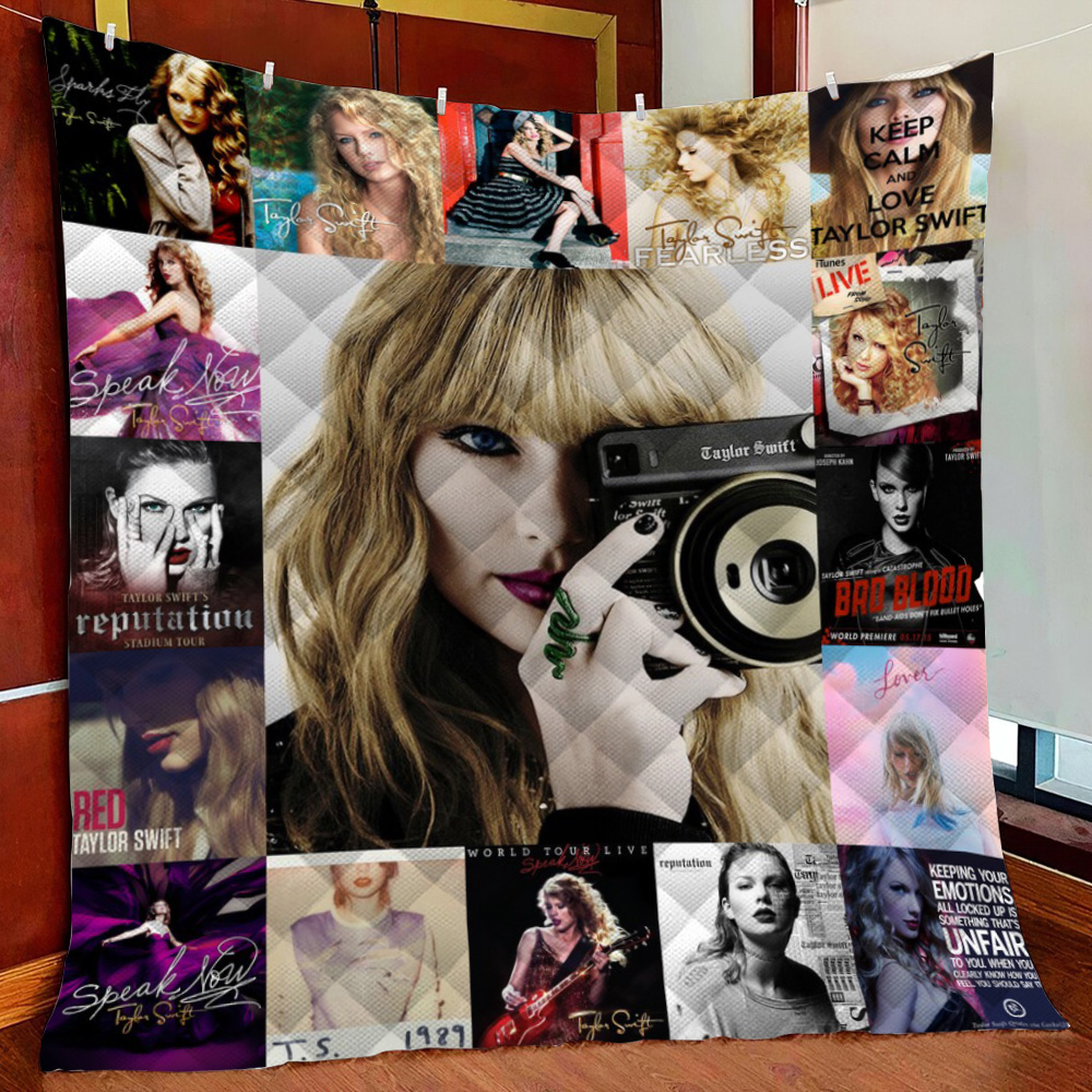 Taylor Swift Quilt Blanket for Bed Sofa 0
