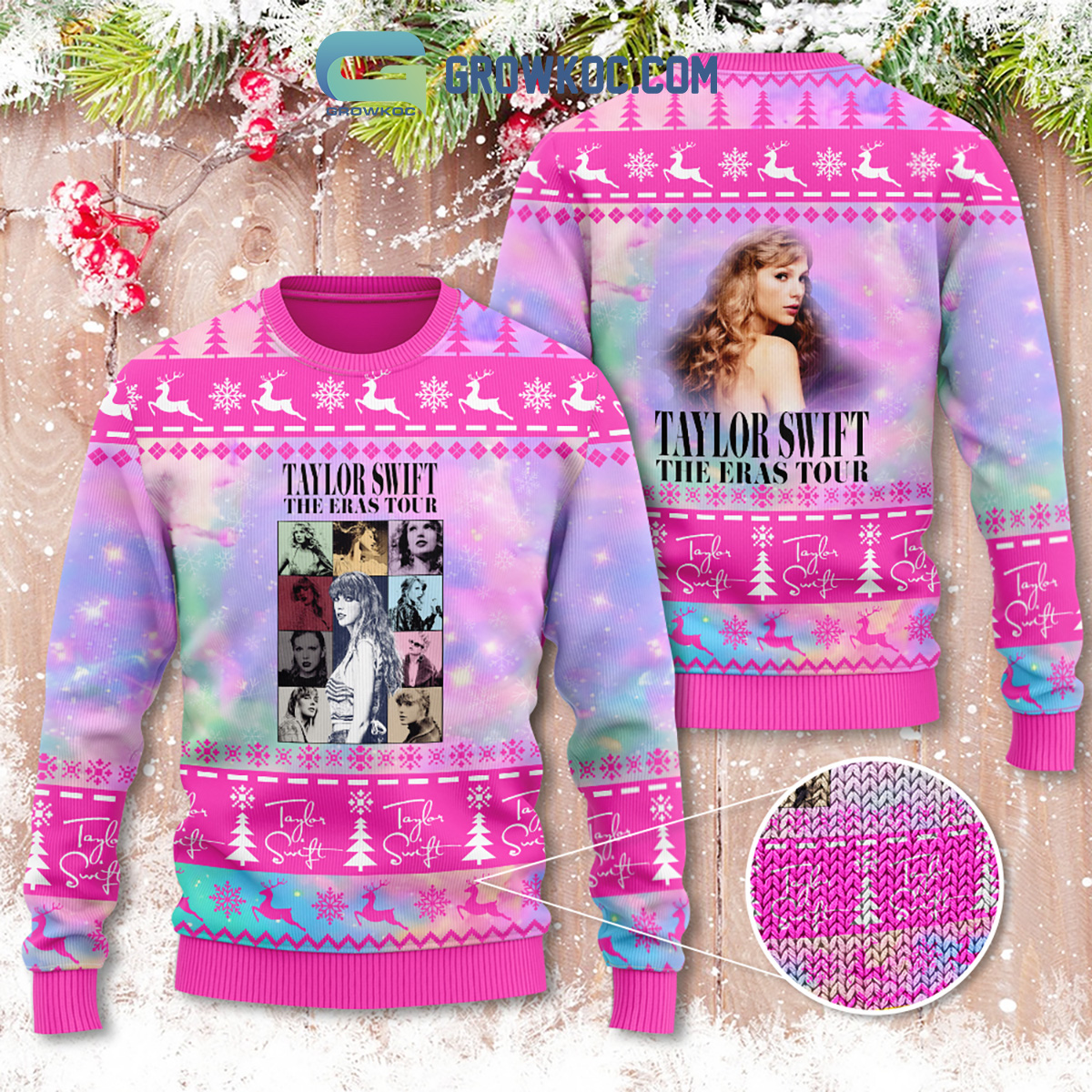 Taylor Swift The Eras Tour 3d Ugly Sweater2B1 XhUd7