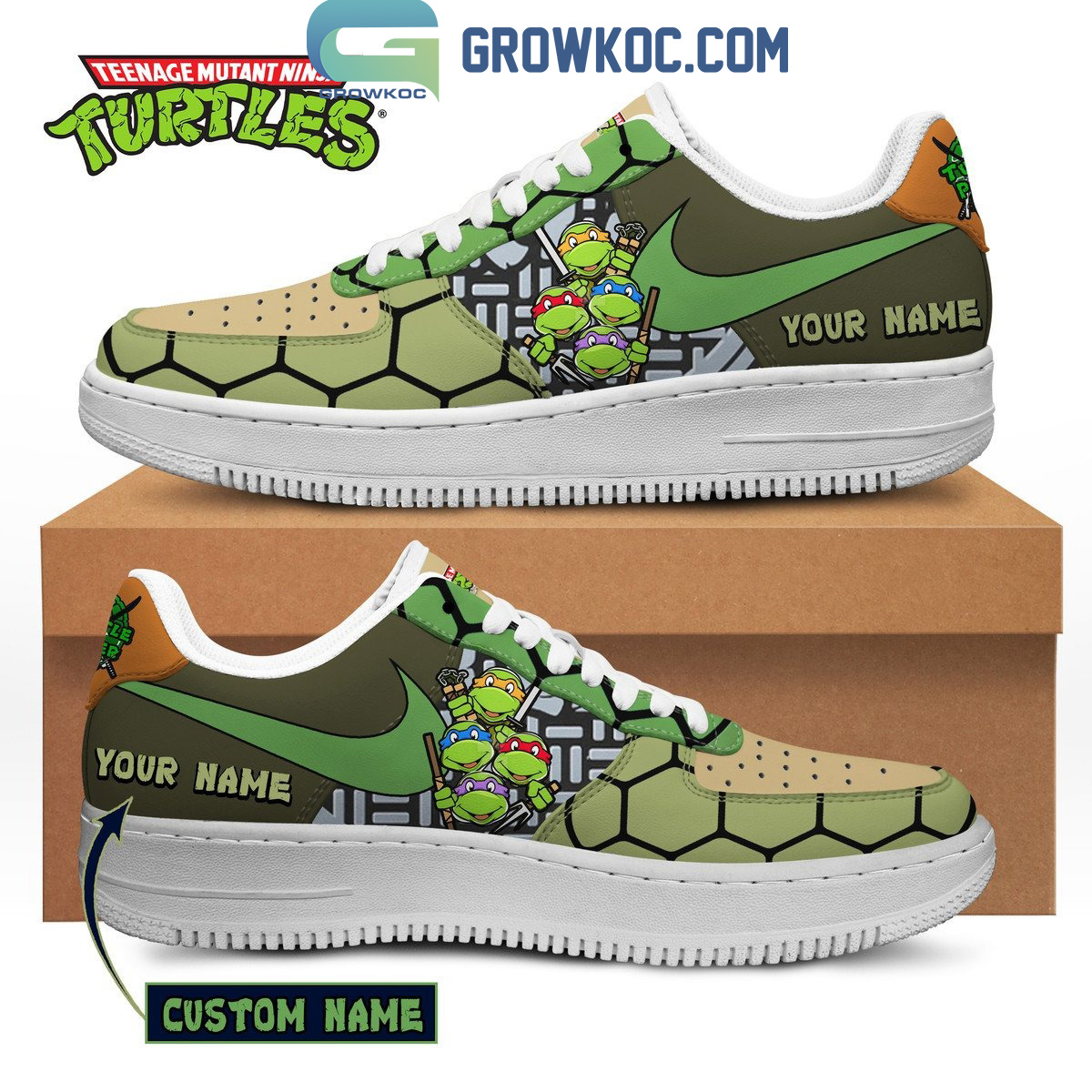 Teenage Mutant Ninja Turtles Hero Personalized Air Force 1 Shoes2B1 BnLic