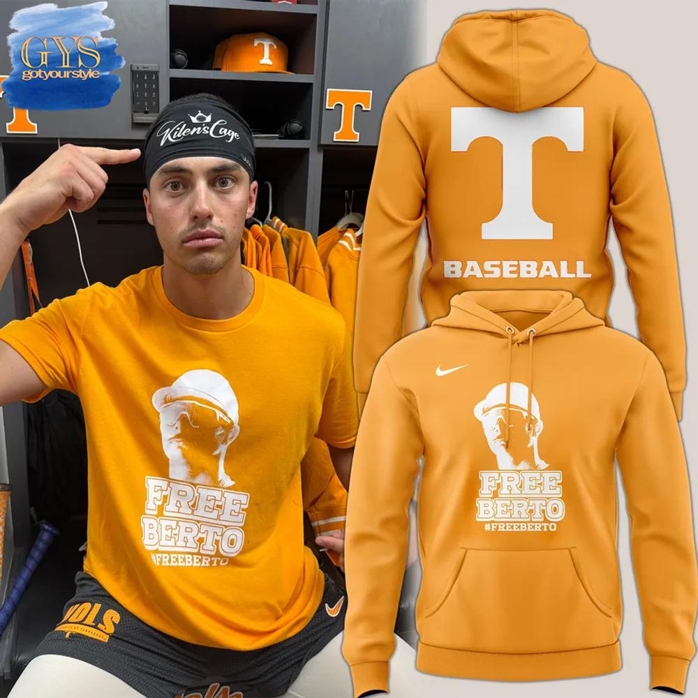 Tennessee Baseball FreeBerto Limited Edition Hoodie 1