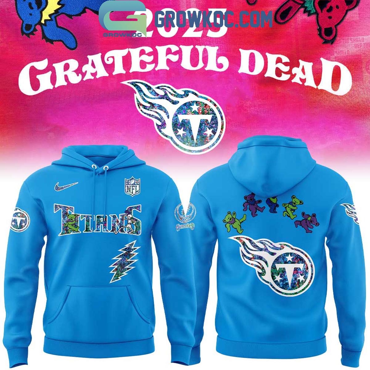Tennessee Titans Celebration Grateful Dead 60 Years 2025 Hoodie Shirt 1 EvTpC