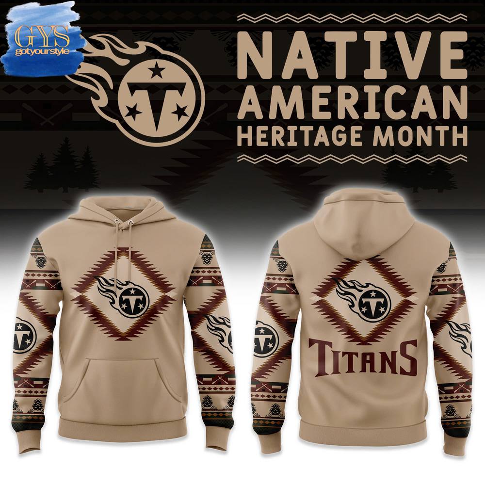 Tennessee Titans NFL x National Native American Heritage Month Limited Edition Hoodie 1