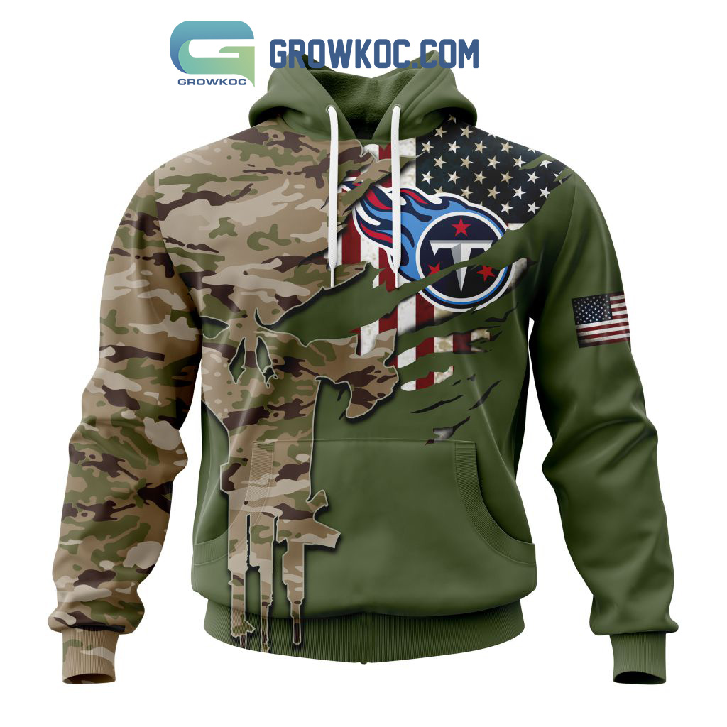 Tennessee Titans Personalized Veterans Camo Hoodie Shirt2B1 nTmCh