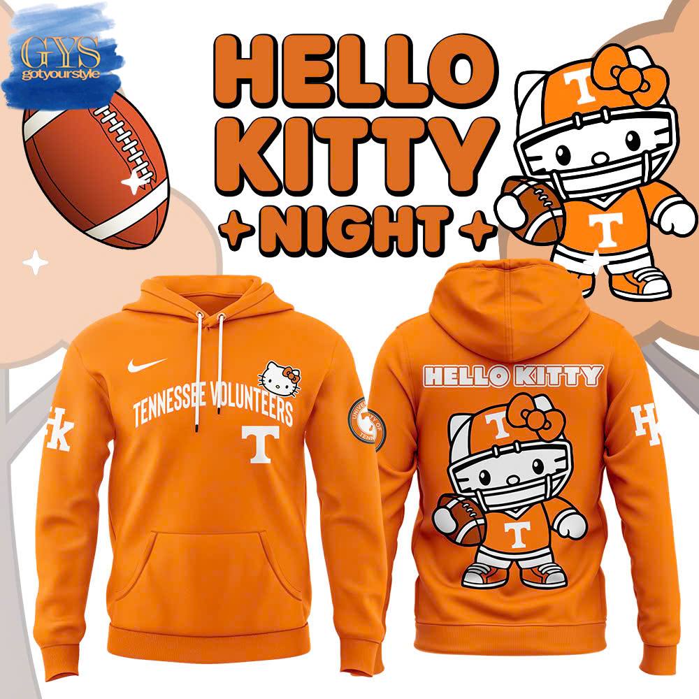 Tennessee Vols Hello Kitty Night Limited Edition Hoodie 1