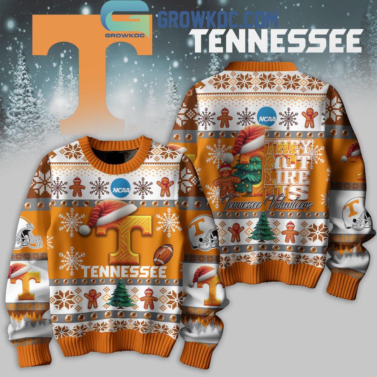 Tennessee Volunteers Football They Not Like Us Christmas Ugly Sweater 1 XHw4b