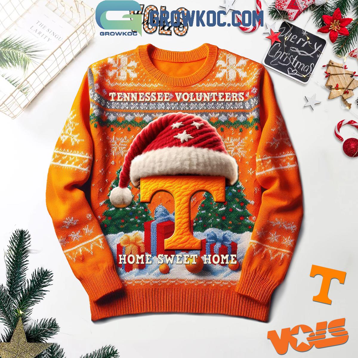 Tennessee Volunteers Home Sweet Home Christmas Ugly Sweater 1 1Vgnt
