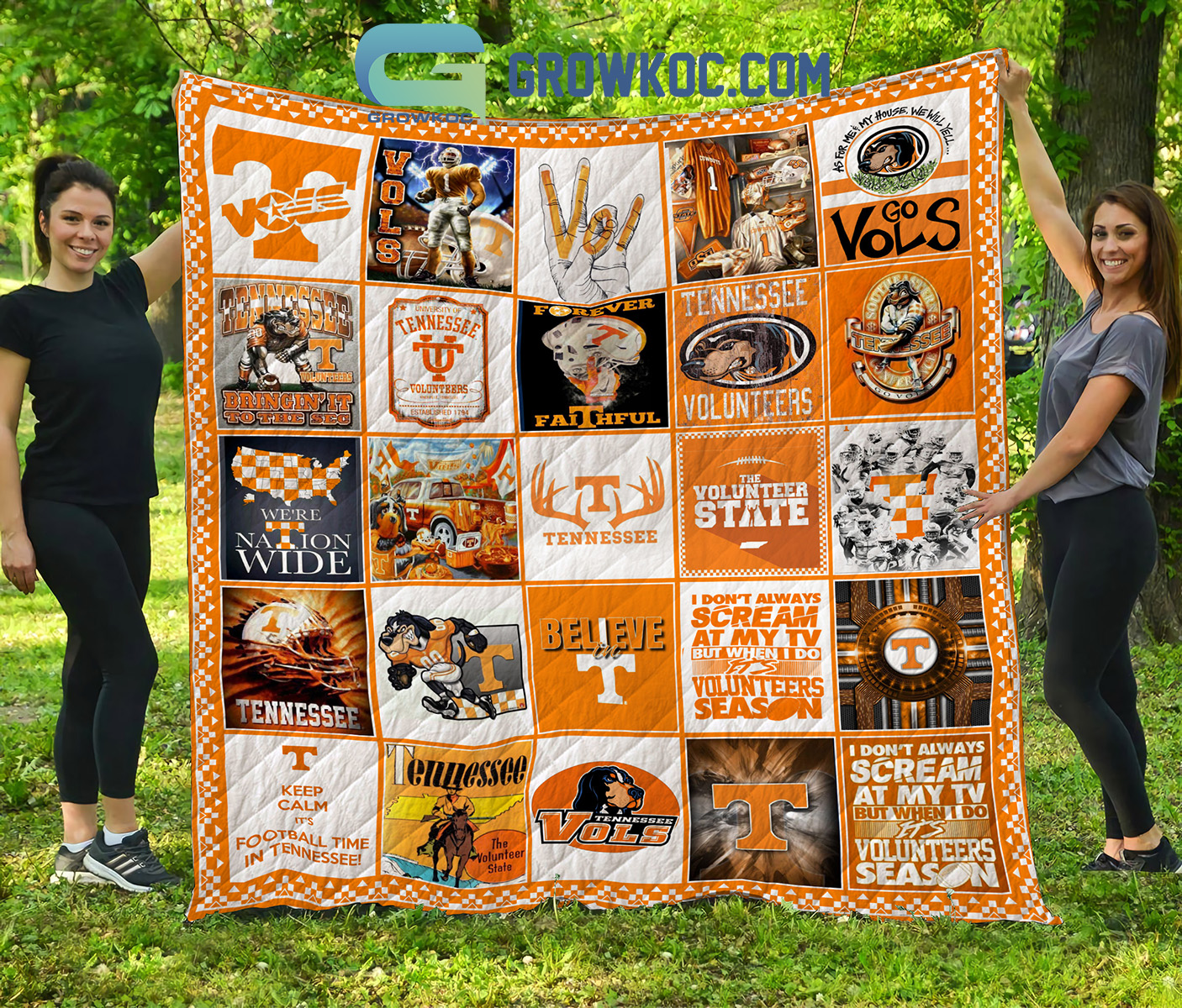 Tennessee Volunteers NCAA Collection Design Fleece Blanket Quilt2B1 RkaHf