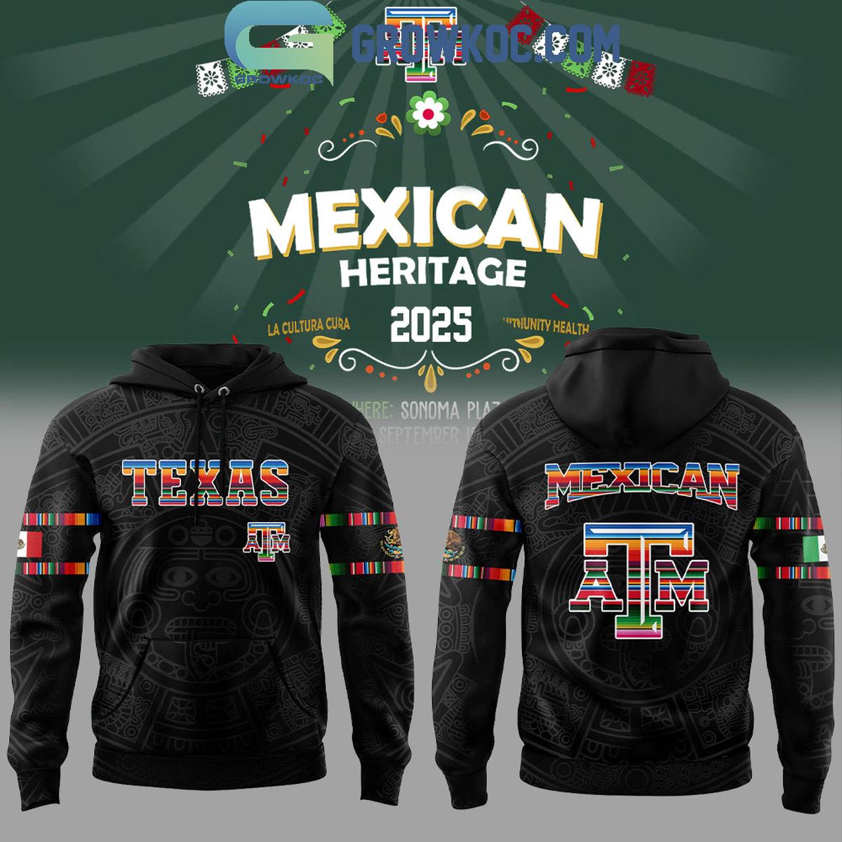 Texas A26M Aggies Mexican Heritage Night 2025 Hoodie Shirt 1 UhWul