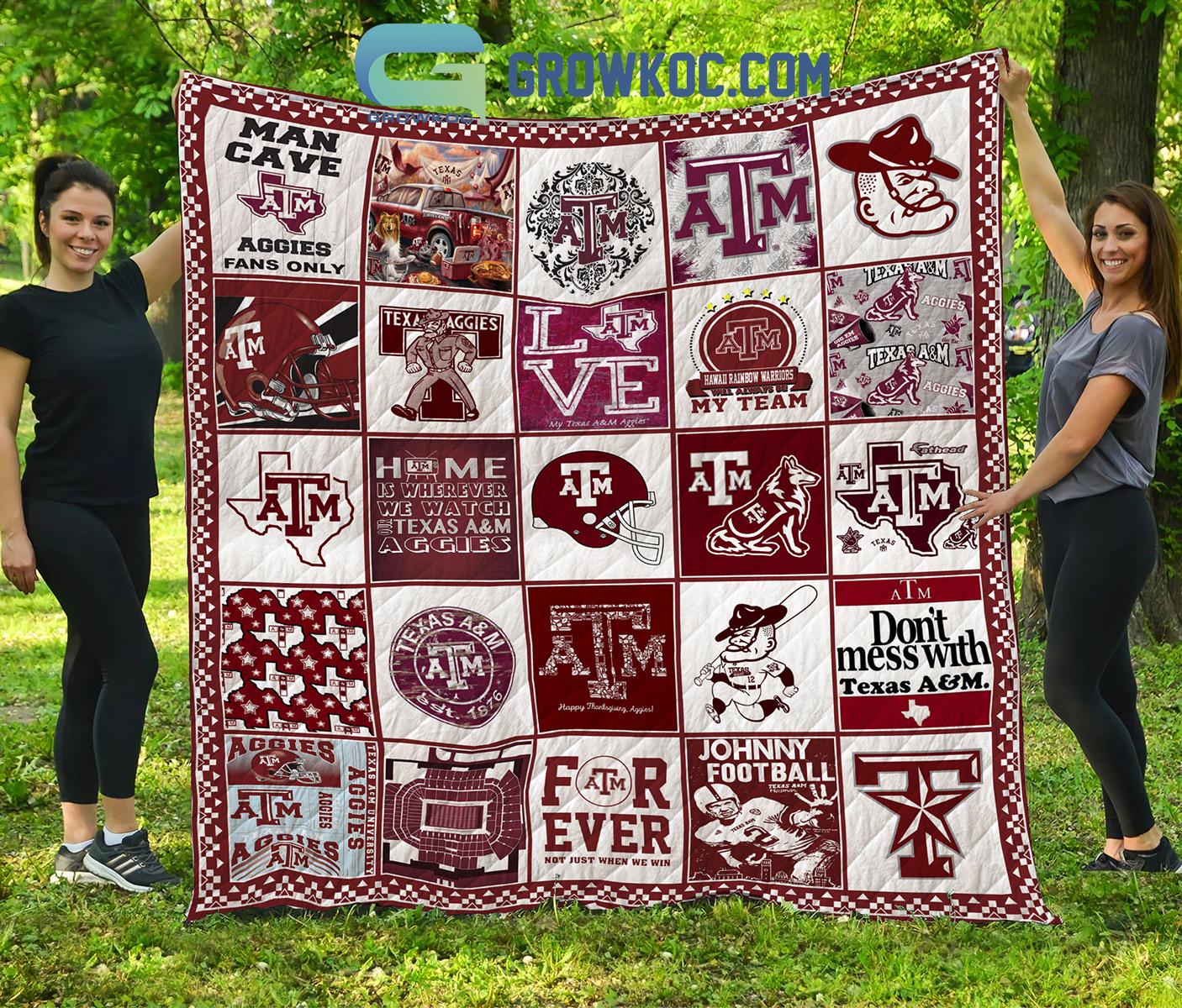 Texas A26amp3BM Aggies NCAA Collection Design Fleece Blanket Quilt2B1 0t2B0