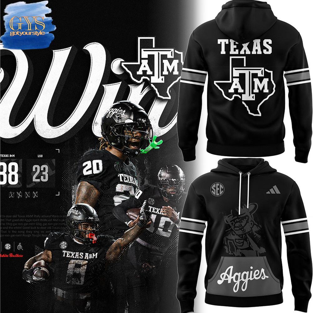 Texas AM Dark Mode Limited Edition Hoodie 3
