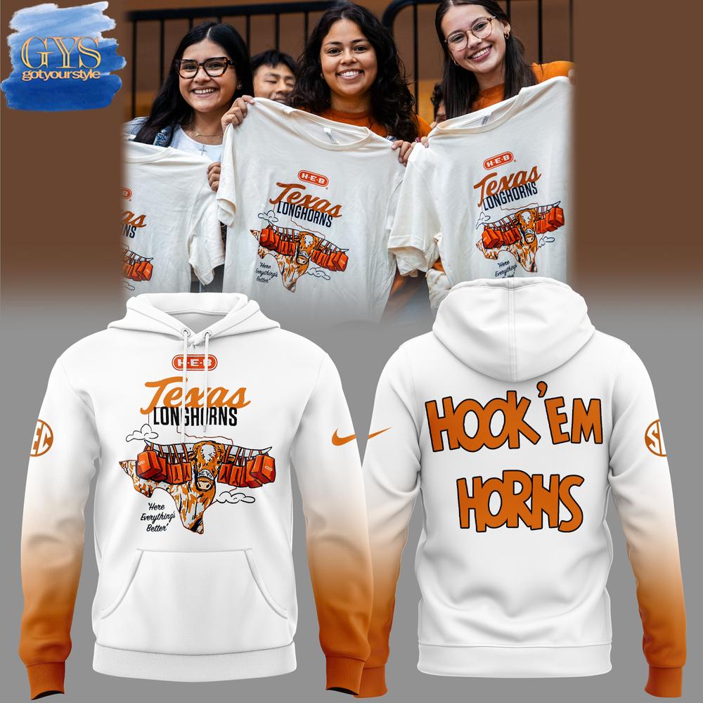 Texas Longhorns Here Everythings Better Hook Em Horns Hoodie 1