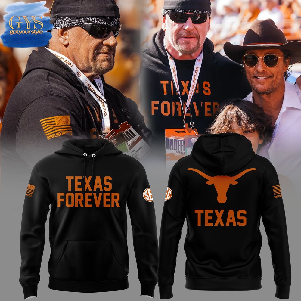 Texas Longhorns Texas Forever Limited Black Hoodie 1