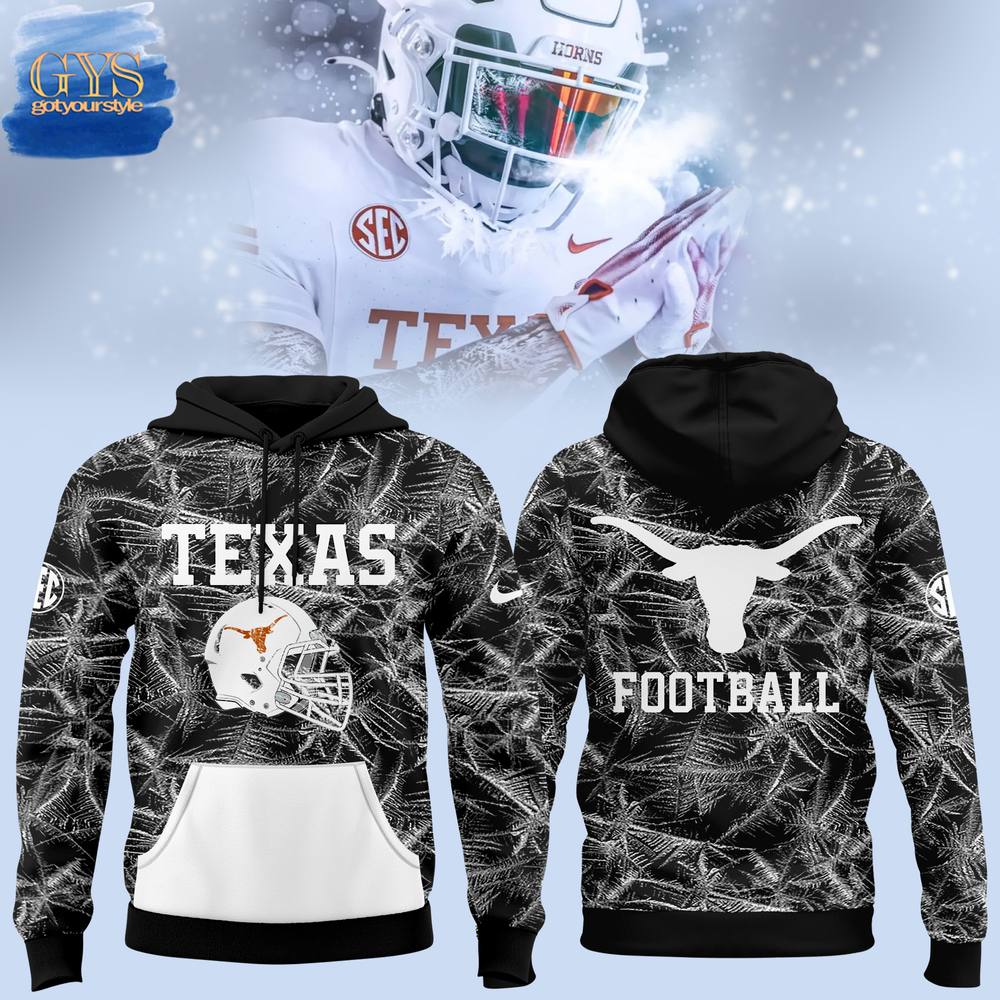 Texas Longhorns The Icy Limited Edition Black Hoodie 1