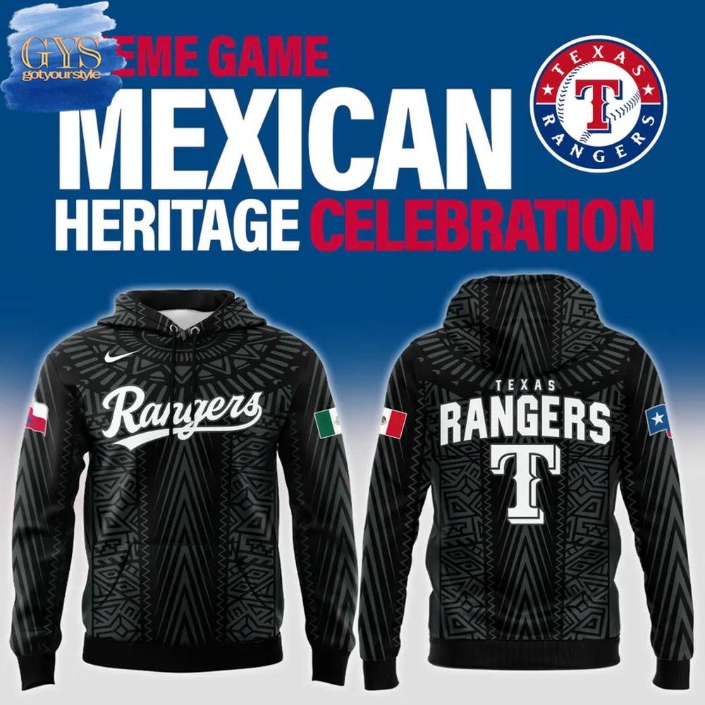 Texas Rangers Mexican Heritage Celebration Limited Edition Hoodie 1
