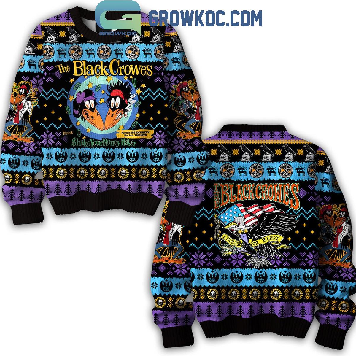 The Black Crowes A Morica Or Bust Christmas 2024 Ugly Sweater 1 tR5W6