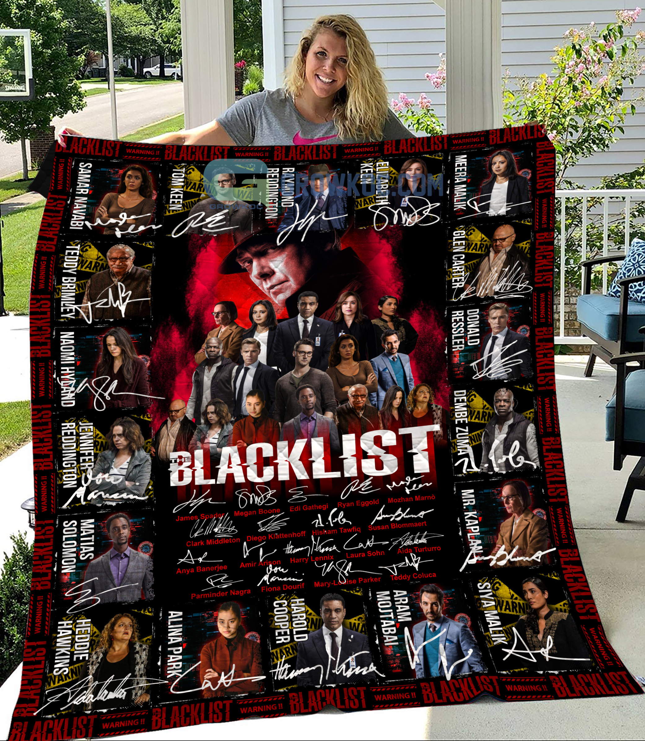 The Blacklist TV Series Fleece Blanket Quilt