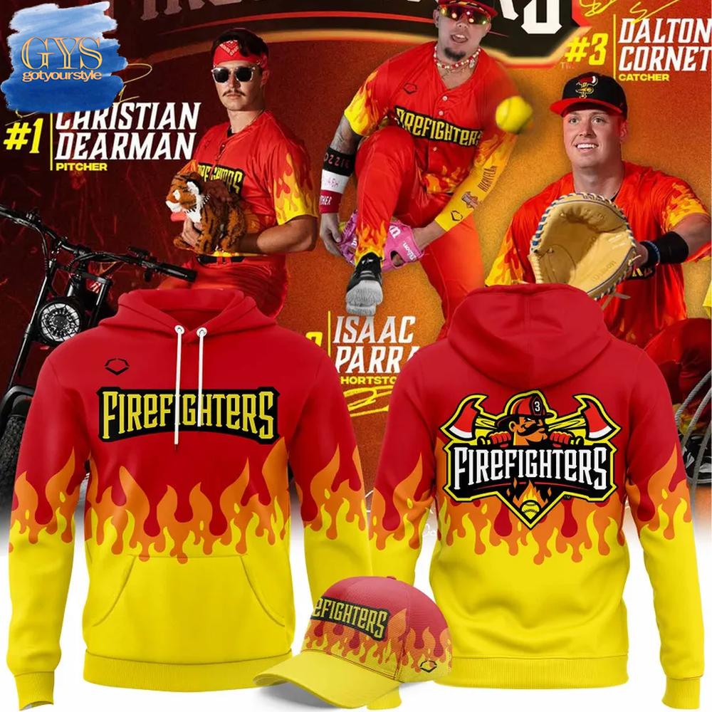 The Firefighters Baseball Limited Edition Hoodie 2025 1