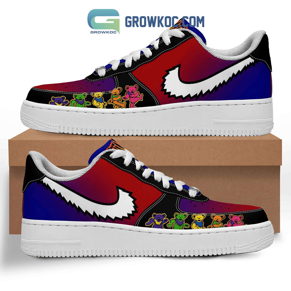 The Grateful Dead Fire On The Mountain Forever Fan Air Force 1 Shoes2B1 DyQgF