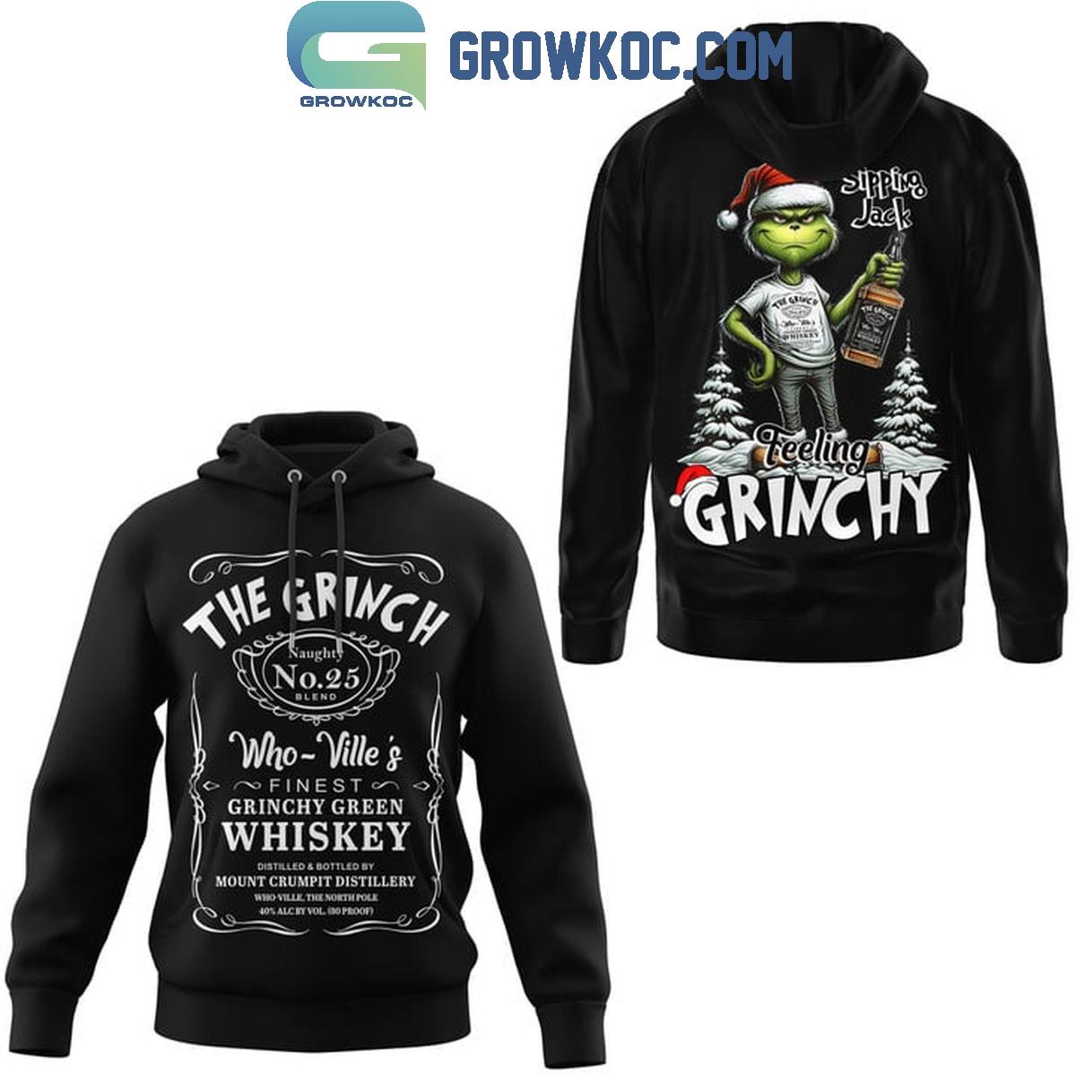 The Grinch Who Villes Grinchy Green Whiskey Slipping Jack Hoodie T Shirt 1 OEq8M