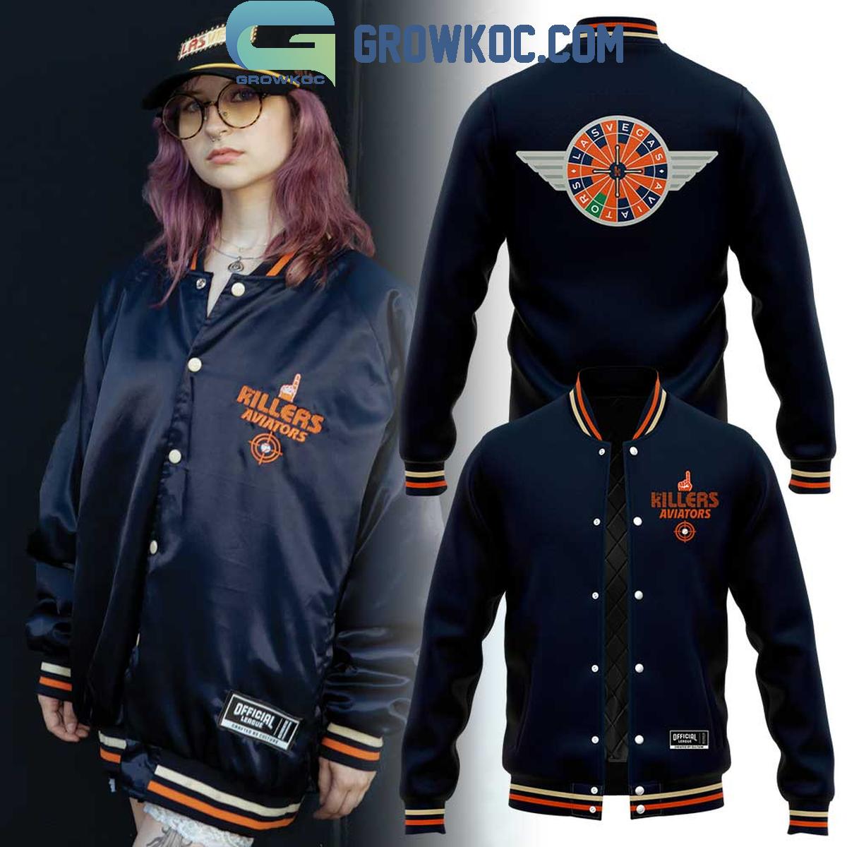 The Killers x Las Vegas Aviators Navy Baseball Jacket 1 vBMrb