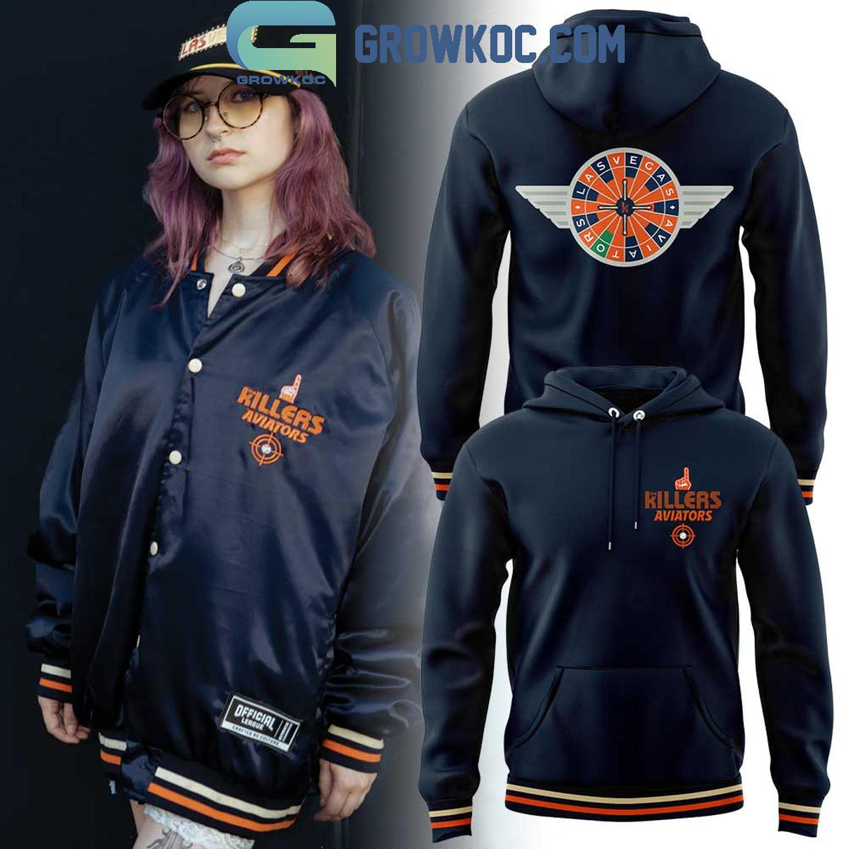 The Killers x Las Vegas Aviators Navy Hoodie Shirt 1 hGjm8