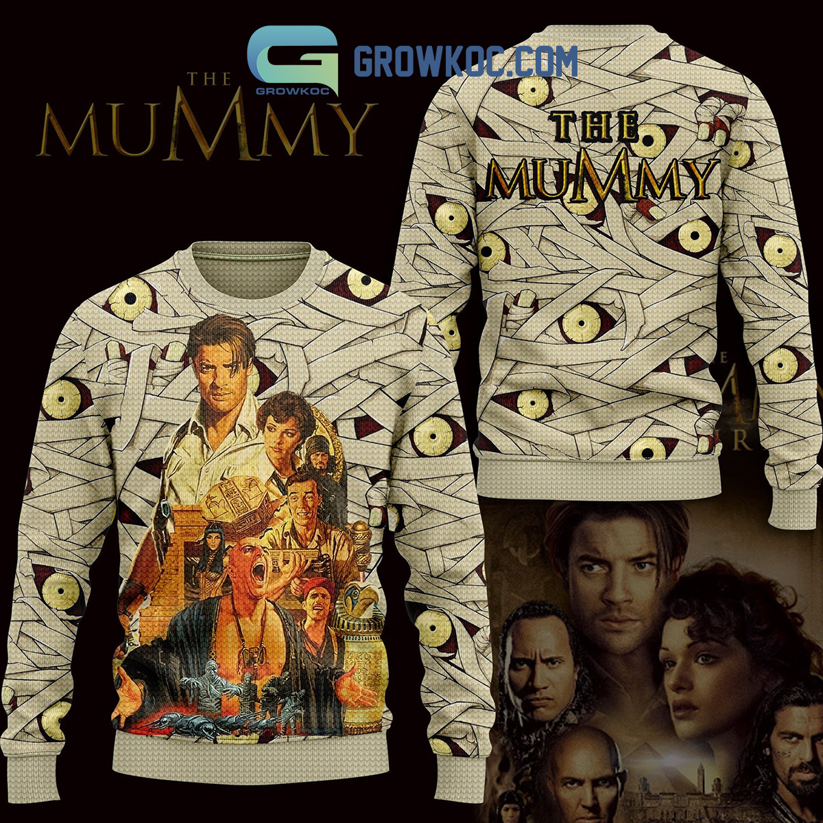 The Mummy Returns Holywood Movies Ugly Sweater2B1 iTkCw