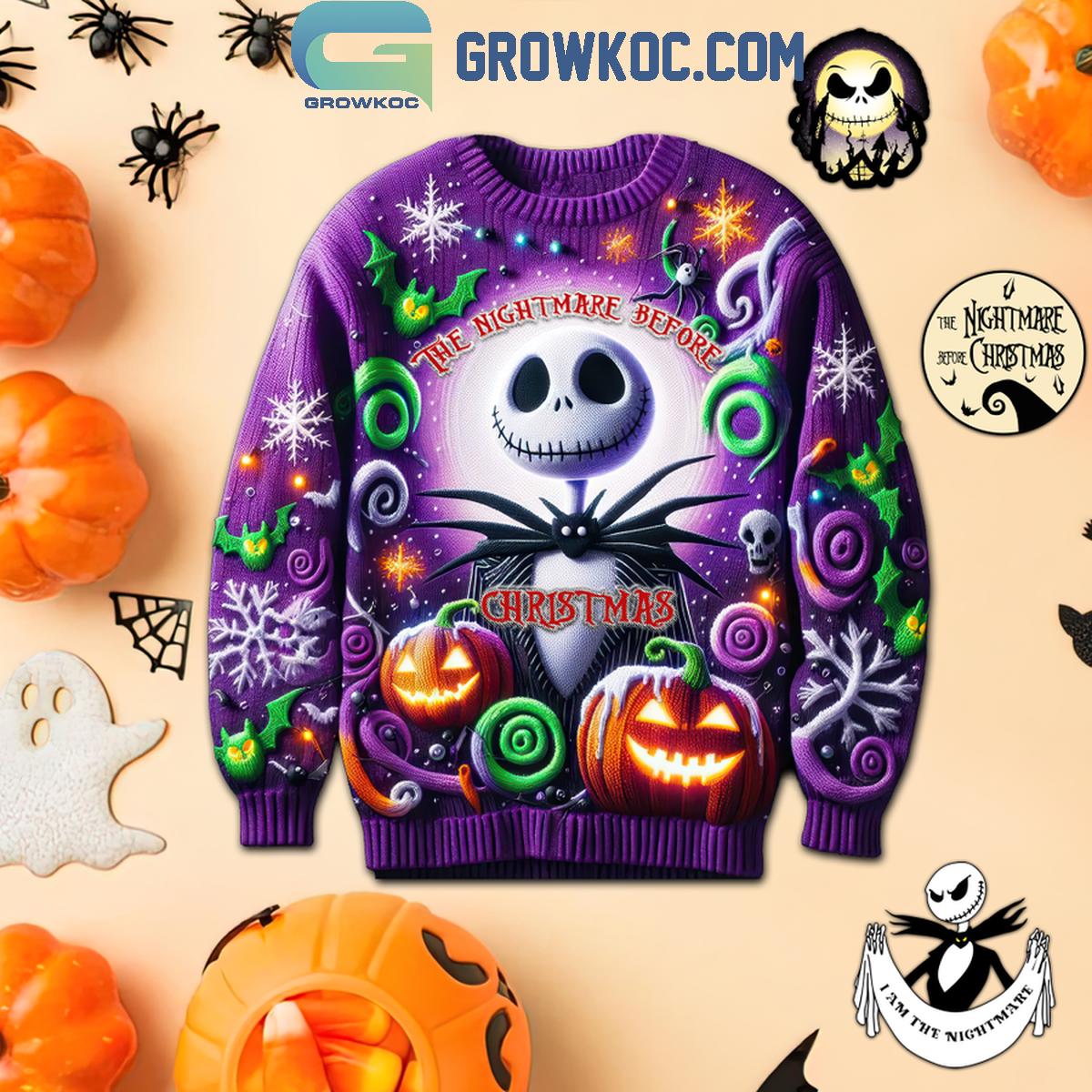The Nightmare Before Christmas His Sally Her Jack Ugly Sweater 1 qfSj0