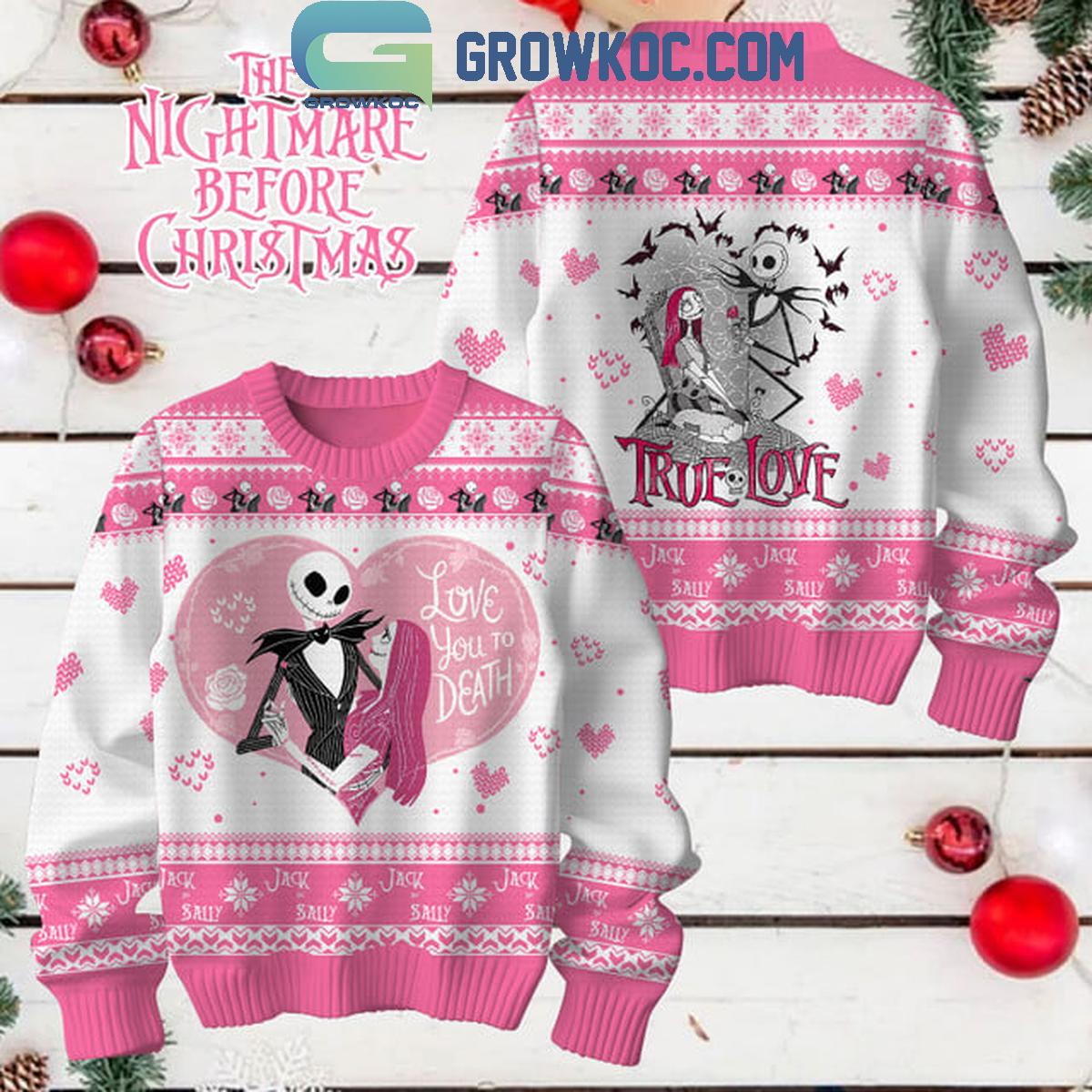The Nightmare Before Christmas Love You To Death 2025 Ugly Sweater 1 MidrI