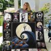 The Nightmare Before Christmas Quotes Quilt Blanket Bedding Set 0