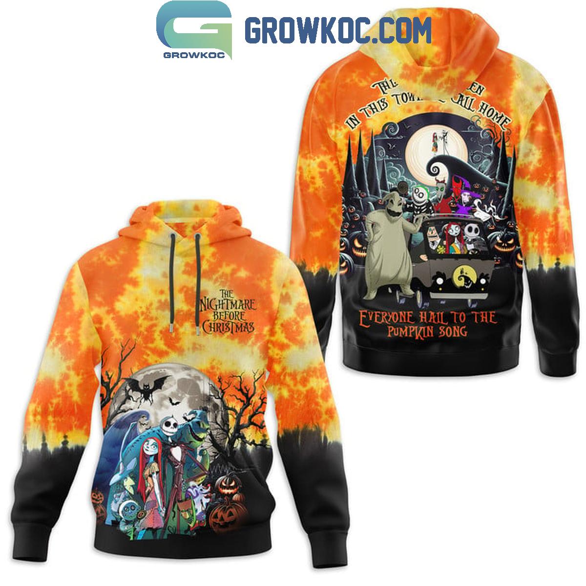 The Nightmare Before Christmas This Is Halloween In This Town Hoodie T Shirt 1 7yu5o