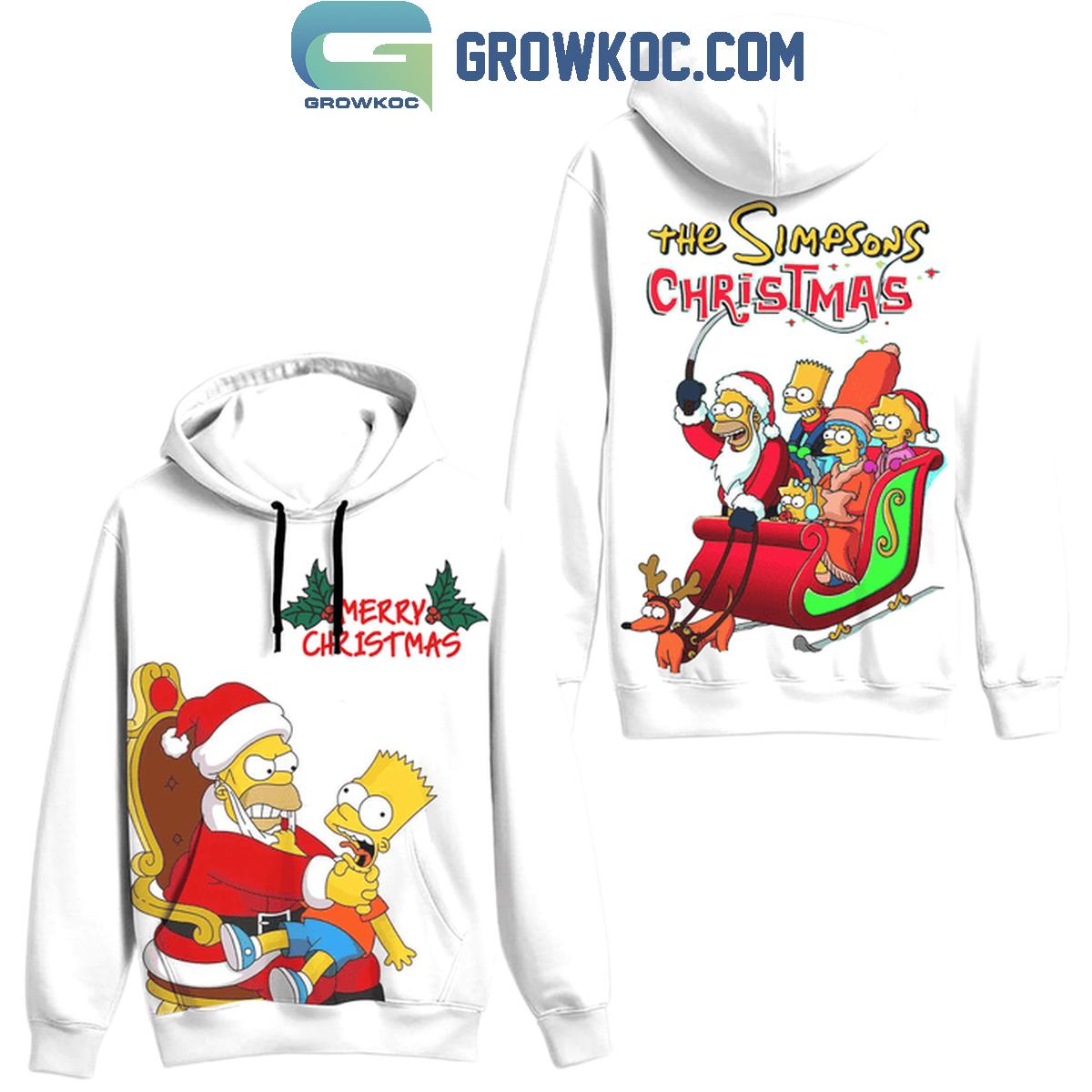 The Simpsons Merry Christmas Happy New Year 2025 Hoodie T Shirt 1 L7USM