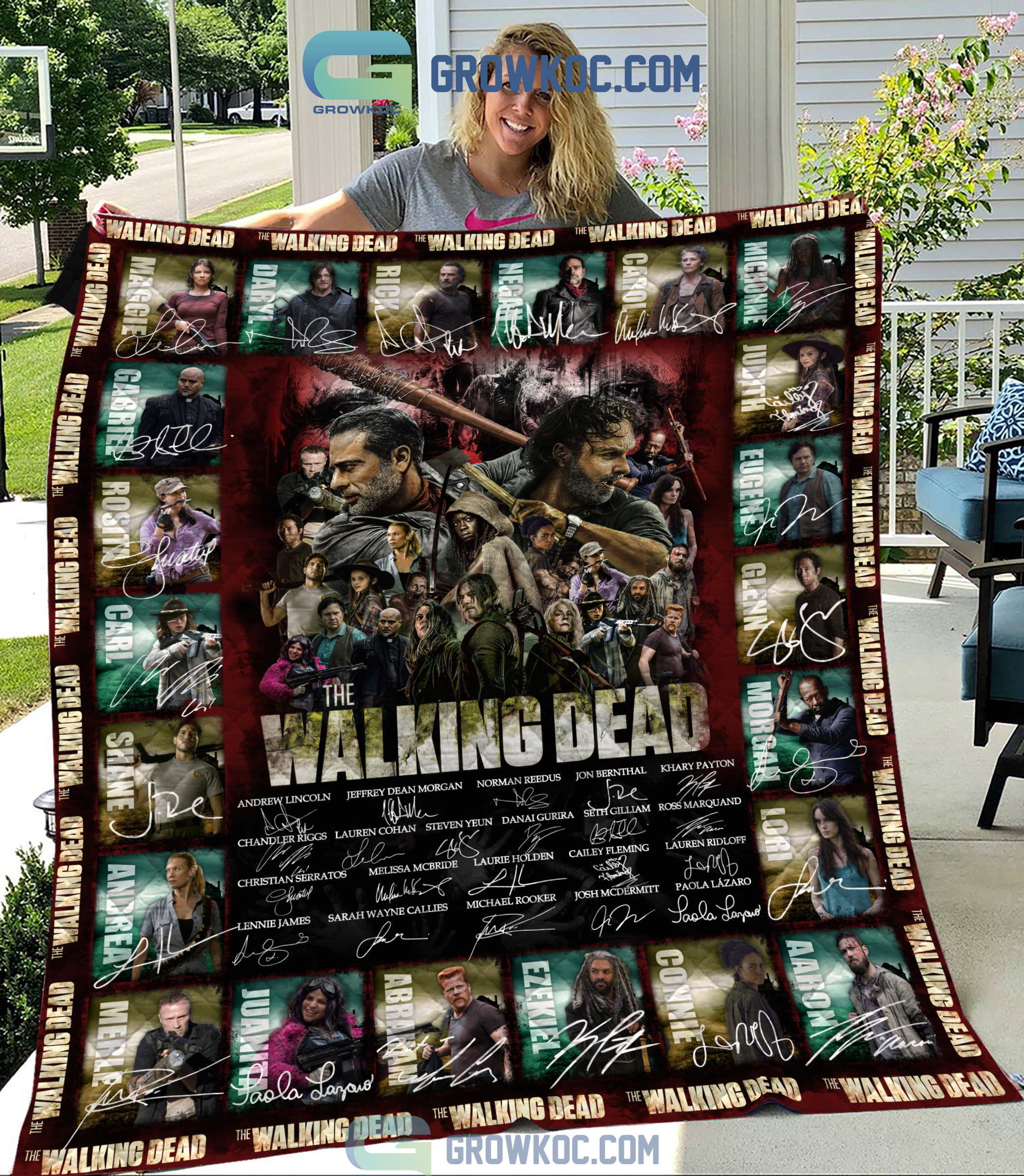 The Walking Dead Horror Movies Fleece Blanket Quilt2B01 2lZ9U