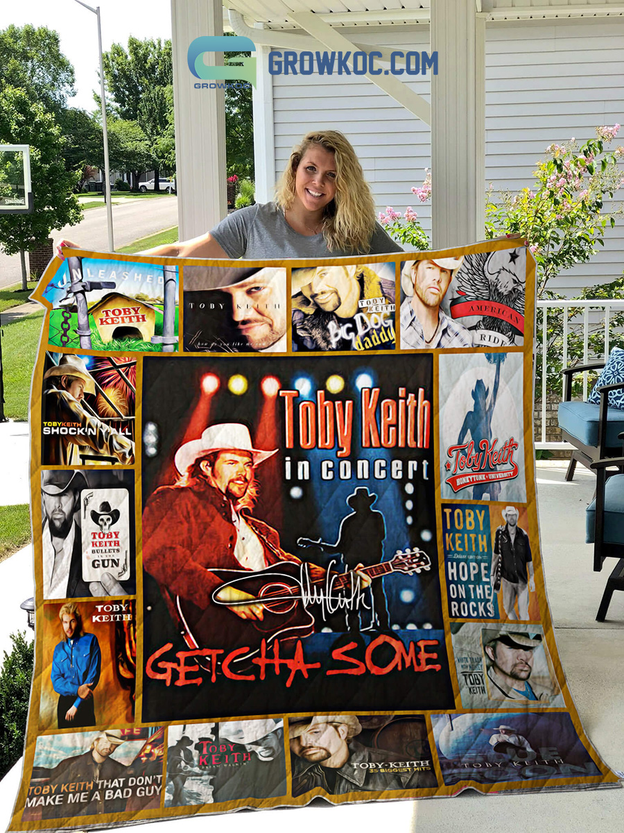 Toby Keith The Love Cowboy Fleece Blanket Quilts2B1 U9Ml0
