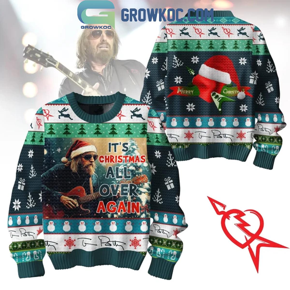 Tom Petty Ut3Bs Christmas All Over Again Christmas Ugly Sweater 1 RlS1o