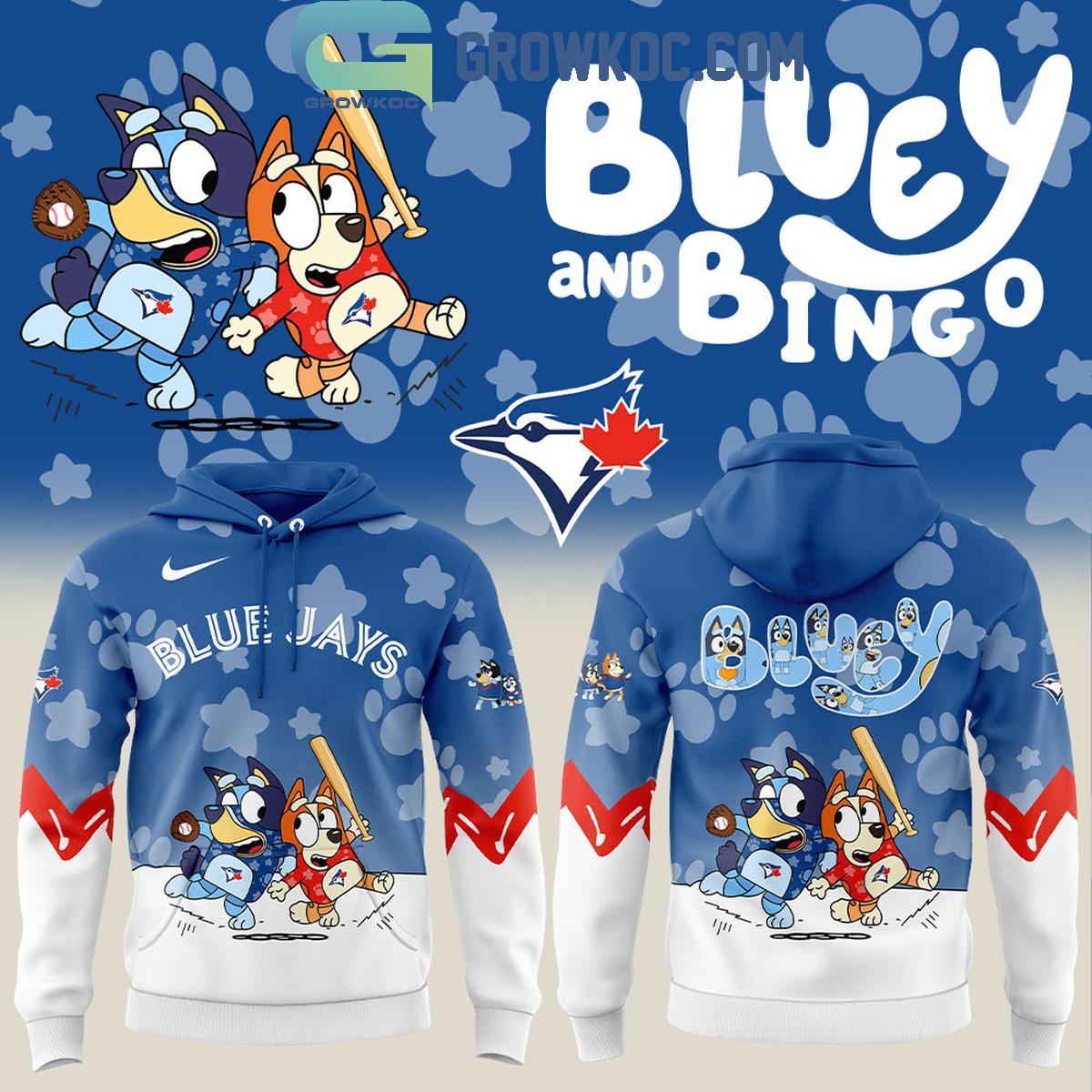 Toronto Blue Jays Bluey And Bingo 2025 Hoodie Shirt 1 g2NAV