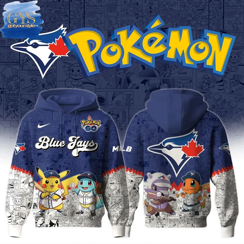 Toronto Blue Jays x Pokemon GO Special Edition Hoodie 1