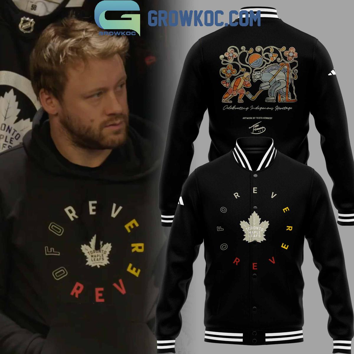 Toronto Maple Leafs Forever Indigenous Celebration 2024 Baseball Jacket 1 vbcSw