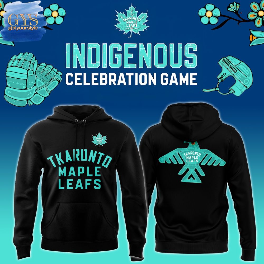 Toronto Maple Leafs Indigenous Heritage Night Limited Fleece Hoodie 1