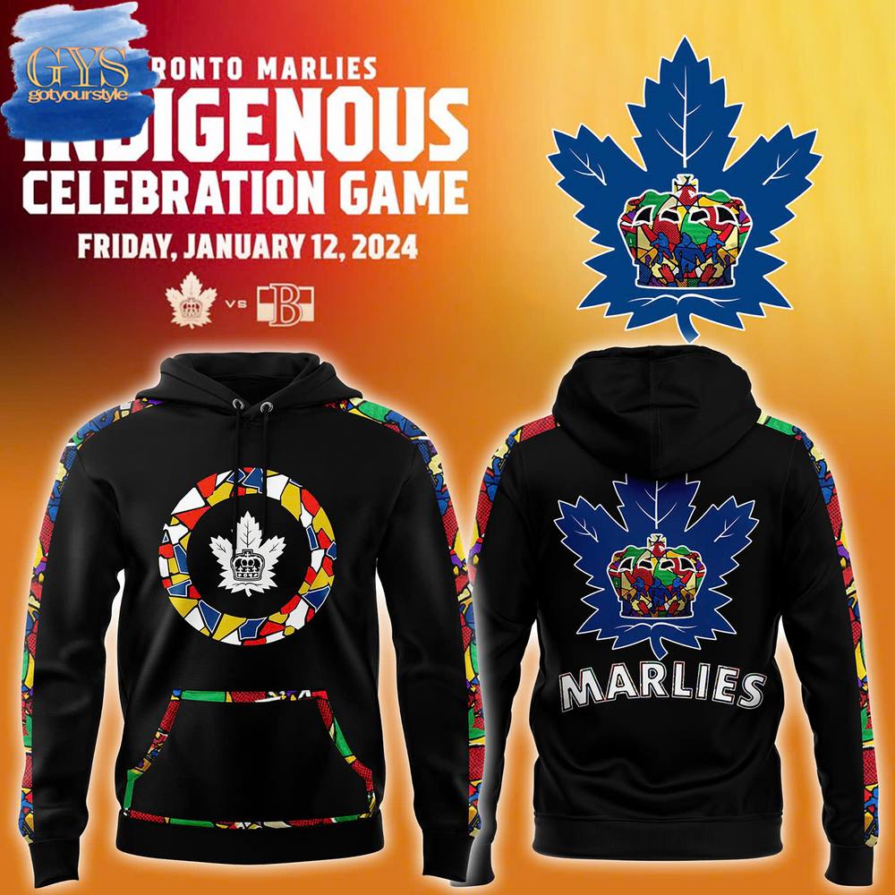 Toronto Marlies Indigenous Celebration Game Limited Edition Hoodie 1
