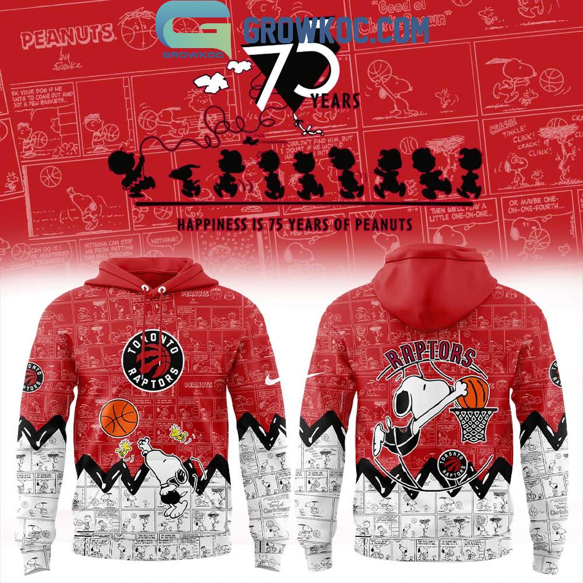Toronto Raptors Wizards 75th Anniversary Snoopy Peanuts Hoodie T Shirt 1 7qp0M