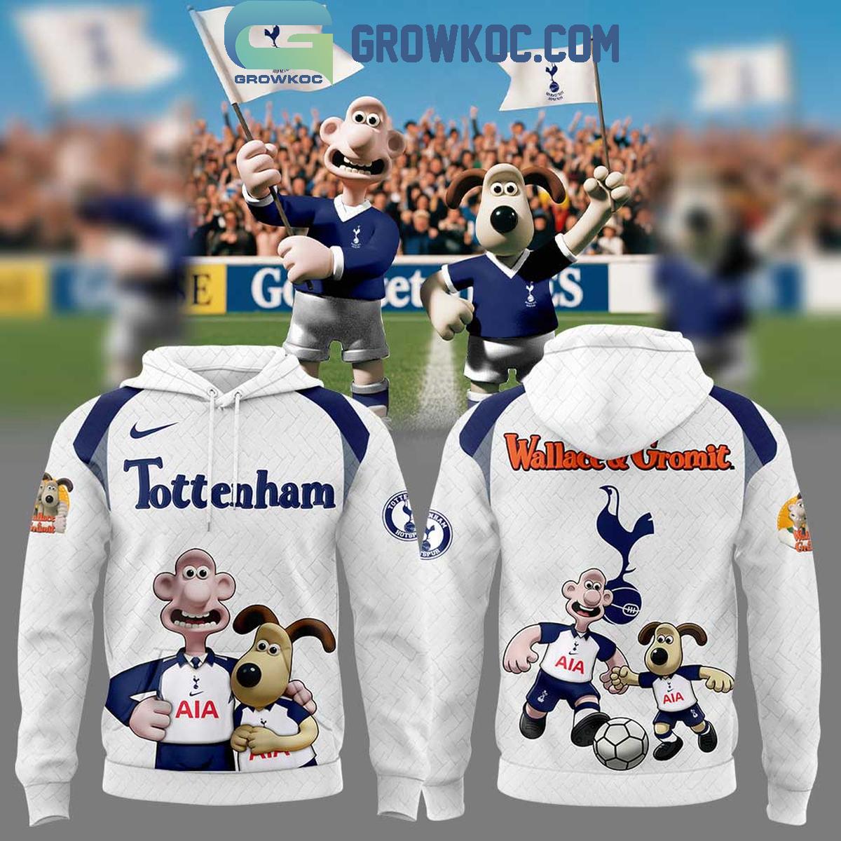 Tottenham Hotspur x Wallace And Gromit Hoodie Shirt 1 HIqXN