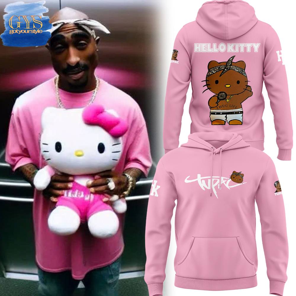 Tupac x Hello Kitty Thug Life Limited Edition Hoodie 1