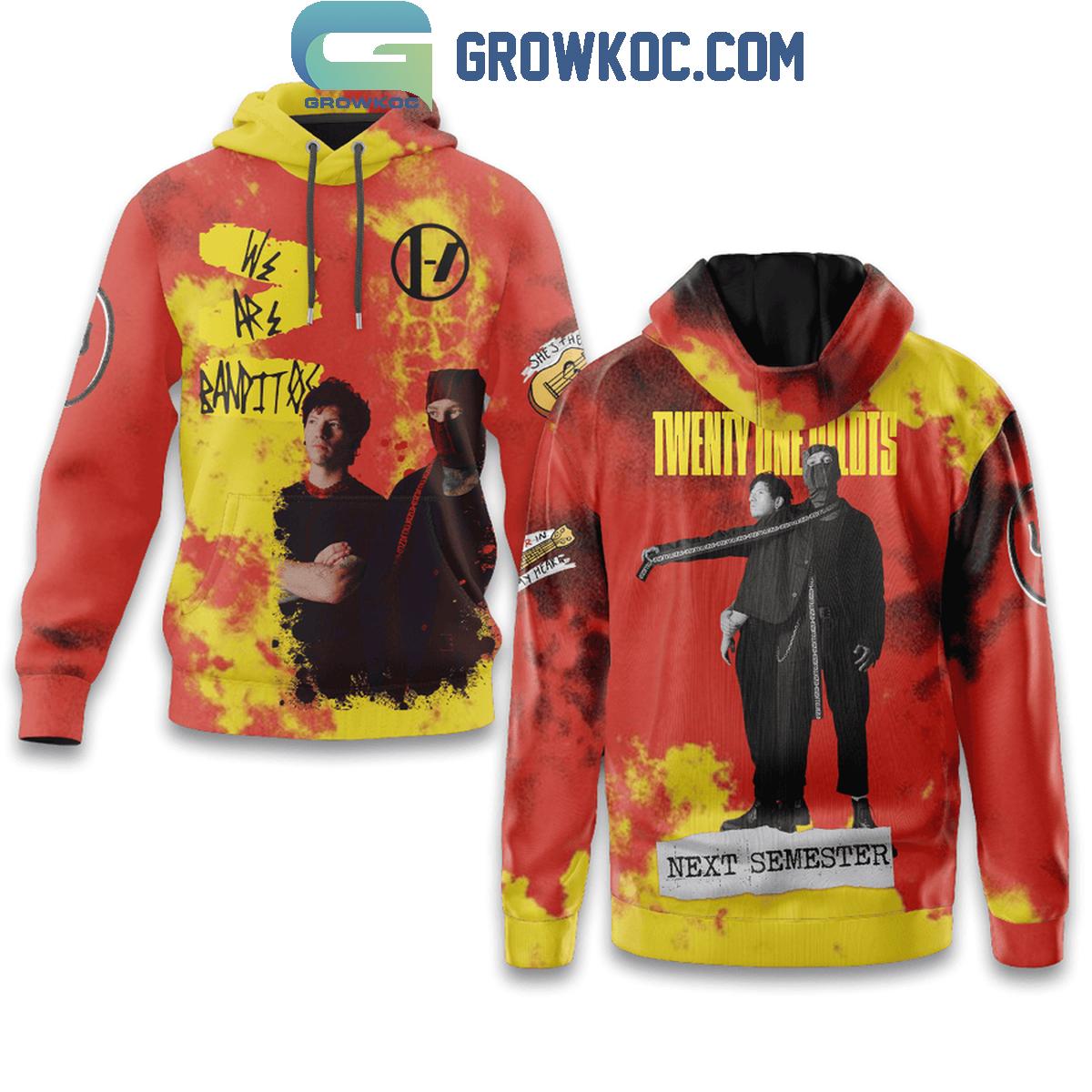 Twenty One Pilots Next Semester We Are Banditos Hoodie Shirts 1 EOvJb