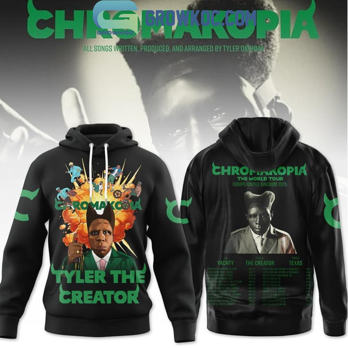 Tyler The Creator 2025 Upcoming The World Tour Chromakopia Hoodie T Shirt 1 7WGKO