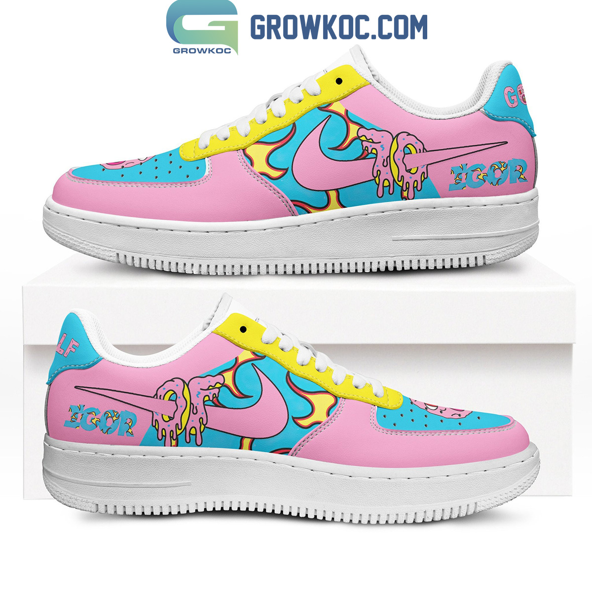 Tyler The Creator Golf Le Fleur Air Force 1 Shoes2B1 418gX