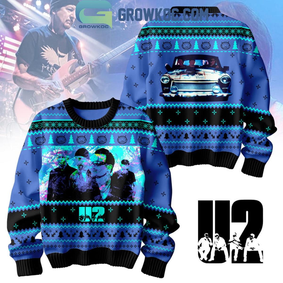 U2 New YearE28099s Day 2025 Merry Christmas Ugly Sweater 1 Uyc2t